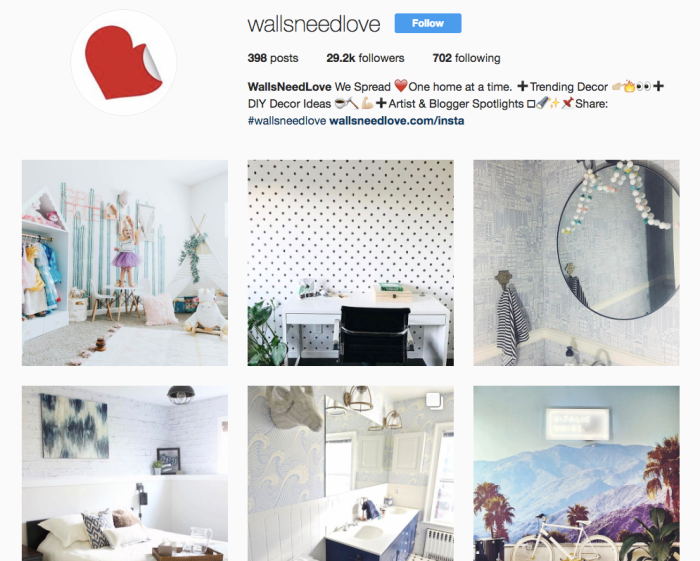 Рекламная стратегия в Instagram – магазин Walls Need Love
