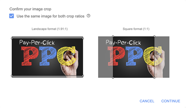 Реклама в контекстно-медийной сети Google – пропорции картинки для адаптивного объявления