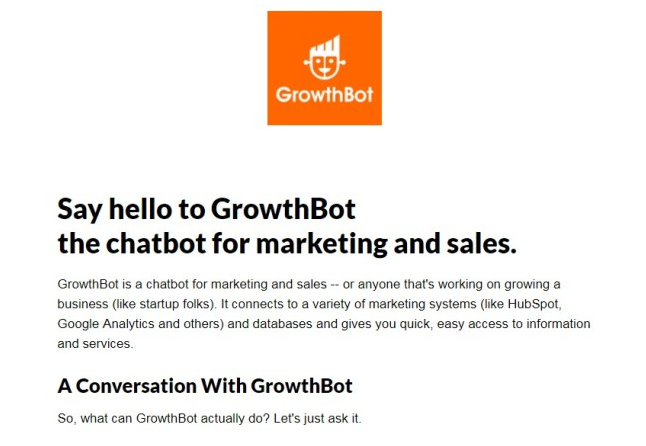 AI маркетинг – бот GrowthBot