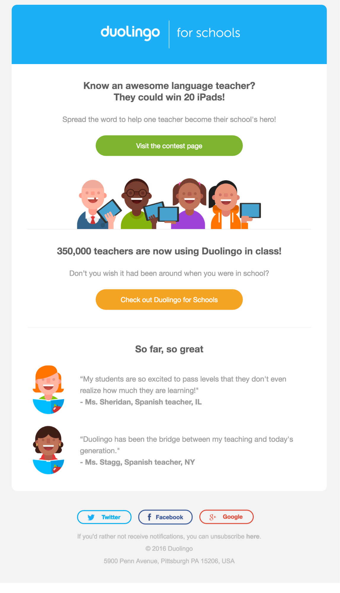 Мотивация к покупке в email-рассылке, кейс Duolingo