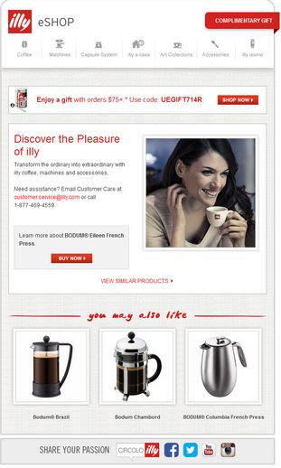 Автоматизация email-маркетинга на примере illy Coffee